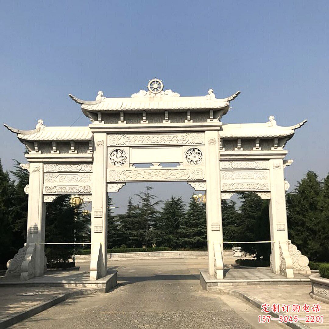 信阳牌坊柱座石雕