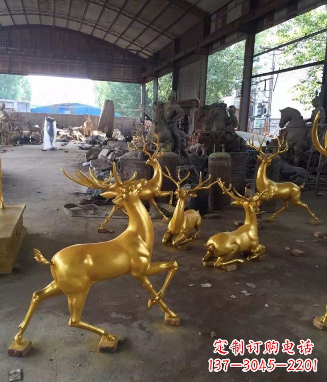 信阳风格多样的玻璃钢动物雕塑