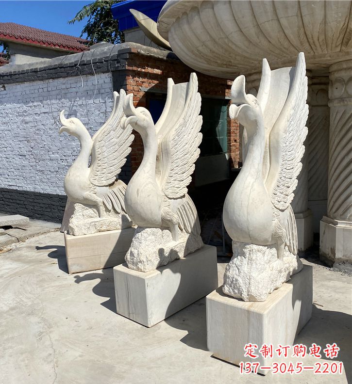 信阳金羽天鹅雕塑,给您的公园带来浪漫景致