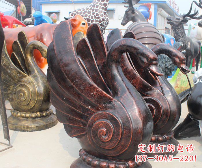 信阳以无与伦比的艺术品呈现——中领雕塑天鹅雕塑