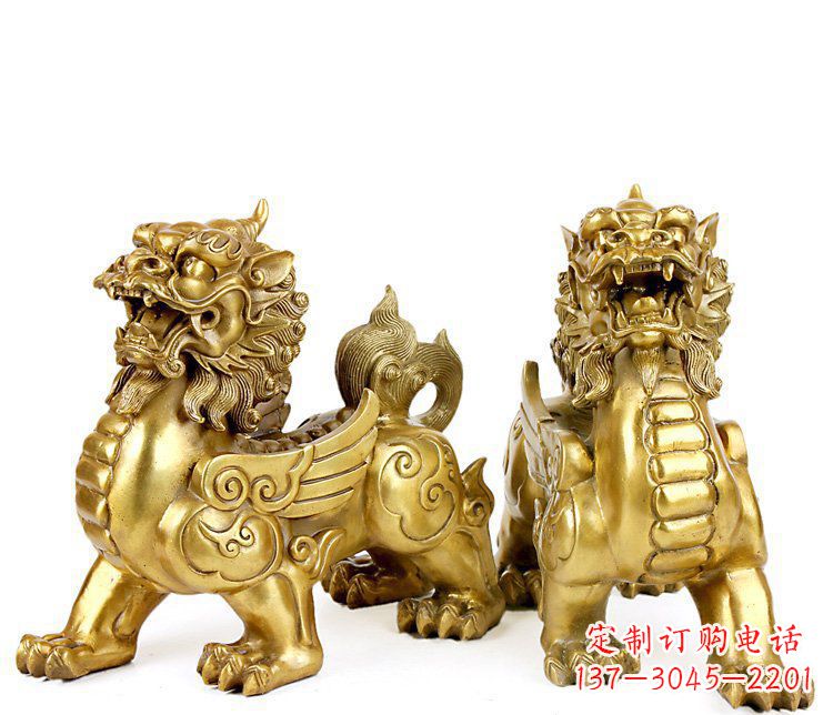 信阳精美貔貅铜雕,精致雕塑,来自中领雕塑