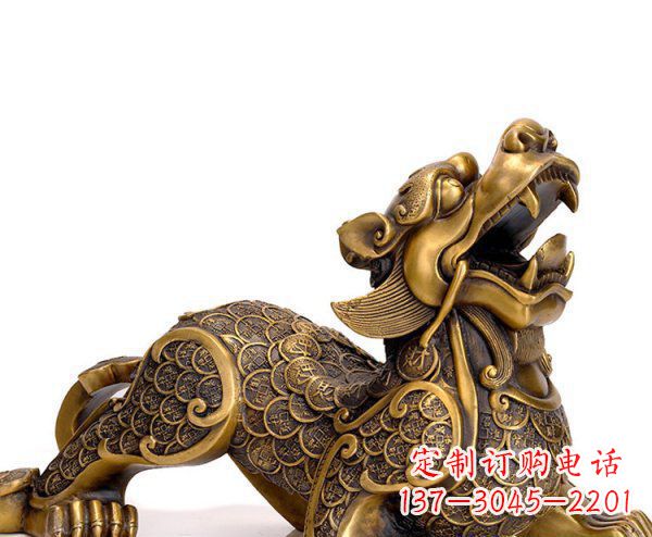 信阳精美铜质貔貅神兽雕塑