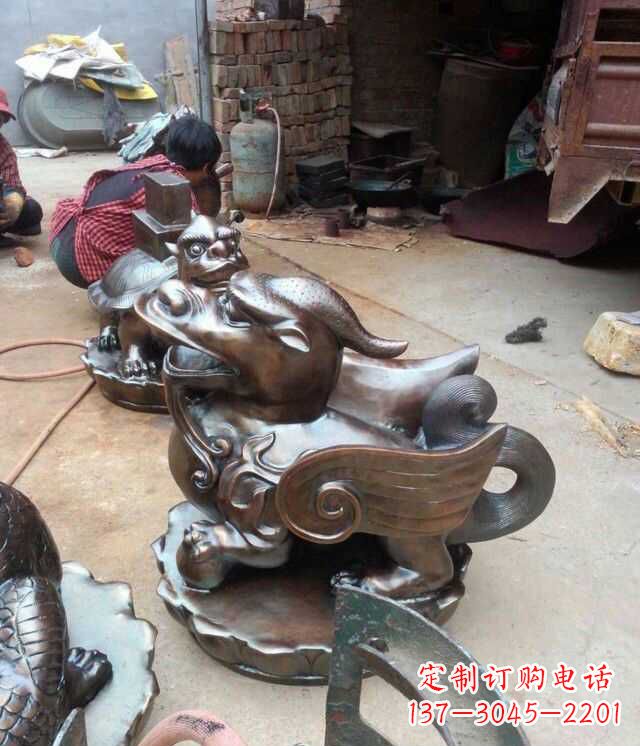信阳中领雕塑貔貅铜雕高雅非凡