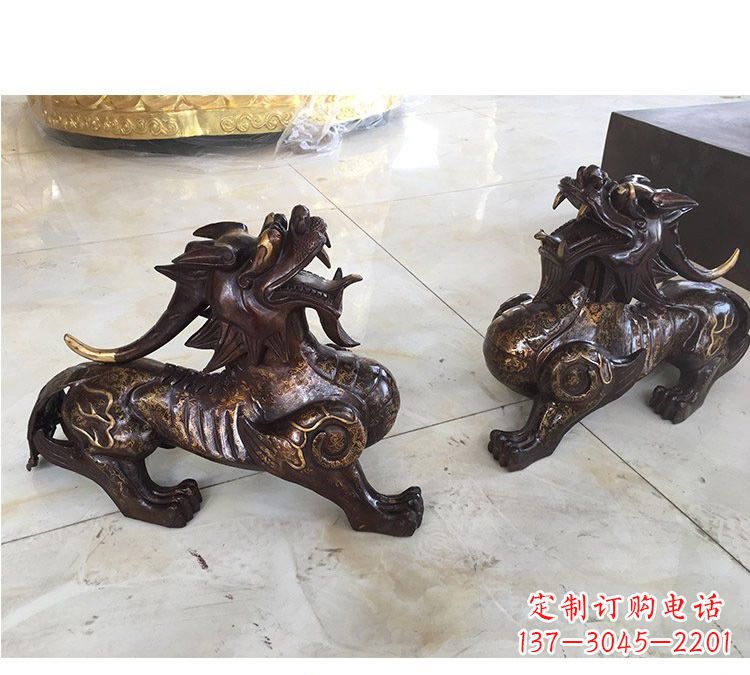 信阳浙江中领雕塑:高质量貔貅铜雕像