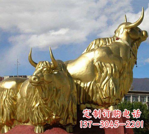 信阳牦牛铜雕,传承西藏文化的质朴美感