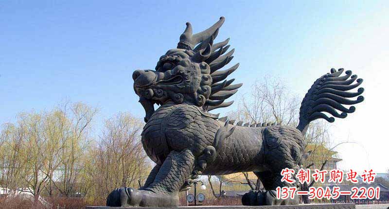 信阳麒麟园林雕塑定制,实现自己的精美艺术之旅