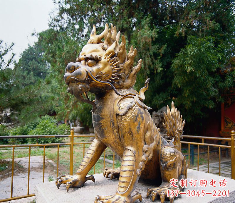 信阳精美雕刻,令人叹为观止的麒麟铸铜雕塑