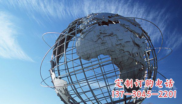 信阳精致的不锈钢地球雕塑
