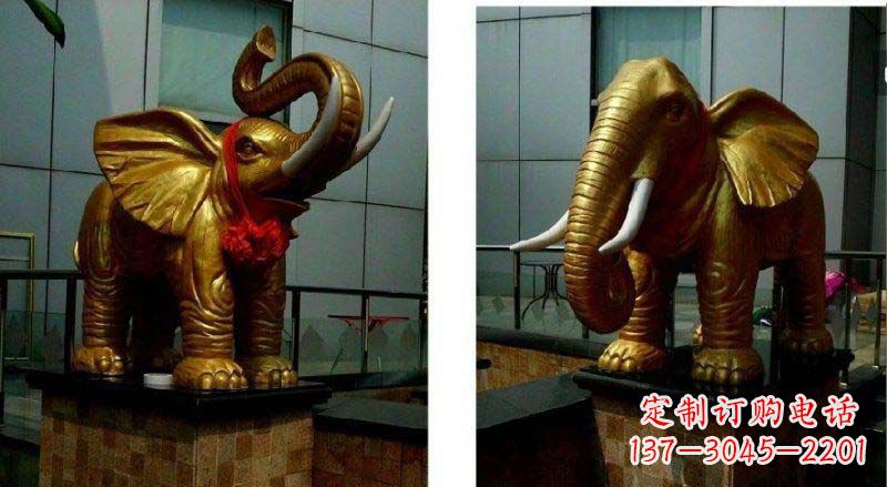 信阳专业定制:大象铜雕
