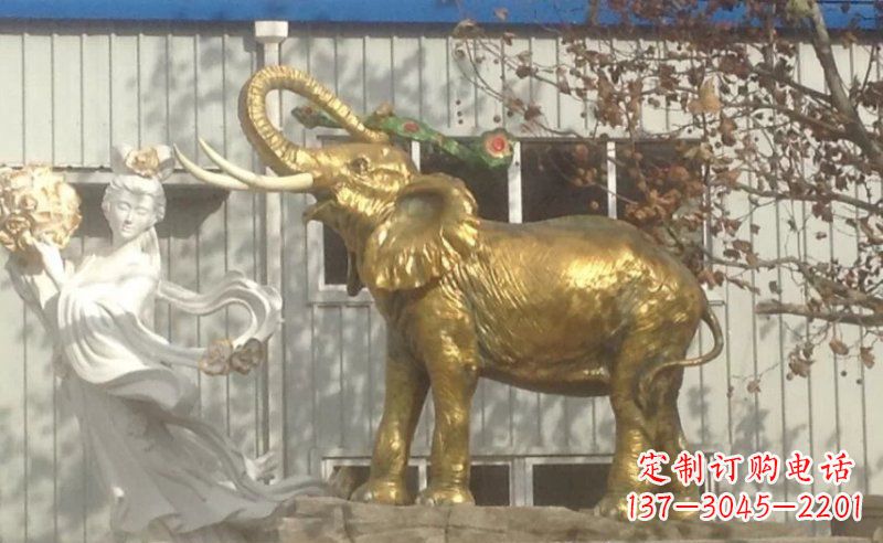 信阳铜质大象雕塑,令人惊叹的精湛工艺