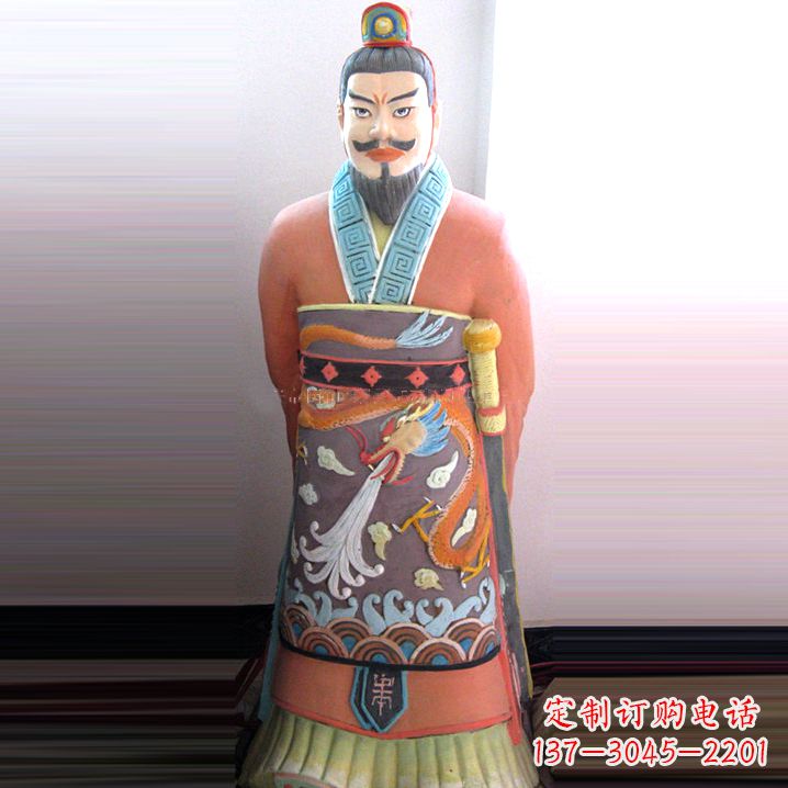 信阳中国领先的秦始皇钢玻璃雕塑