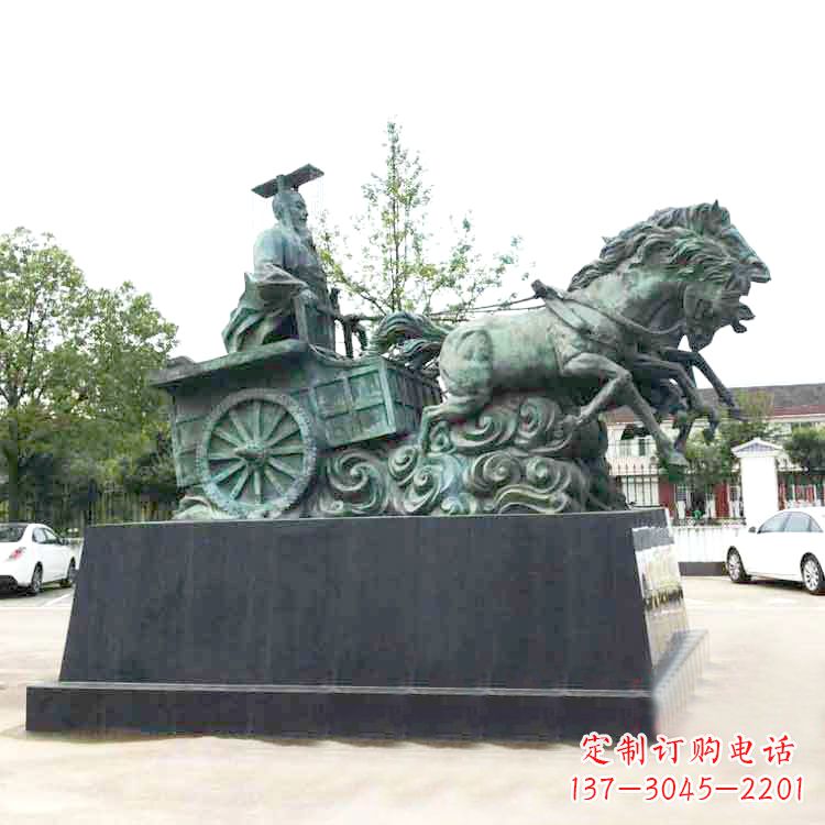 信阳秦始皇雕塑,震撼历史魅力