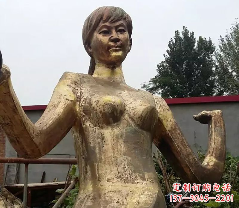 信阳中领雕塑的精美青年雕塑经典实物塑造,给人…