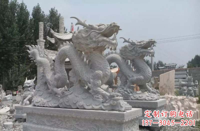 信阳青石仿古龙石雕