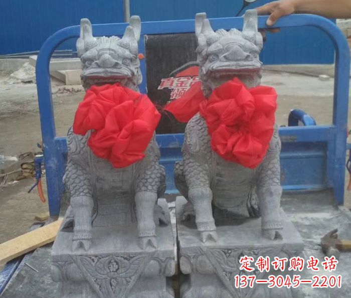 信阳古典麒麟雕塑,带着神秘古典气息
