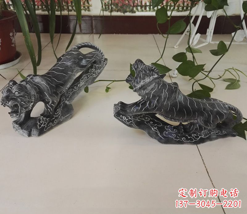 信阳青石大型老虎雕塑是由中领雕塑设计制作的一…