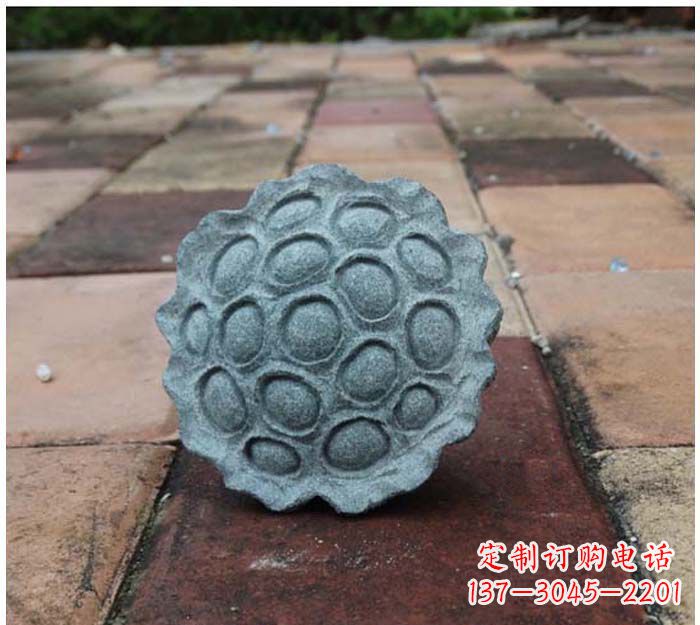 信阳青石莲蓬公园景观雕塑,给城市添彩