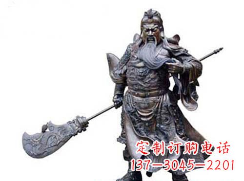 信阳关羽青铜雕塑,传承历史的精神