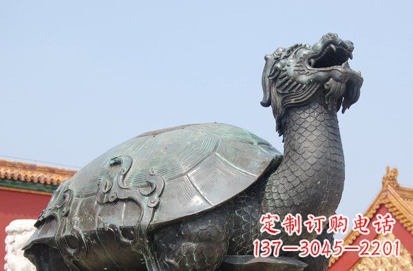 信阳青铜龙雕塑,象征传统文化之美