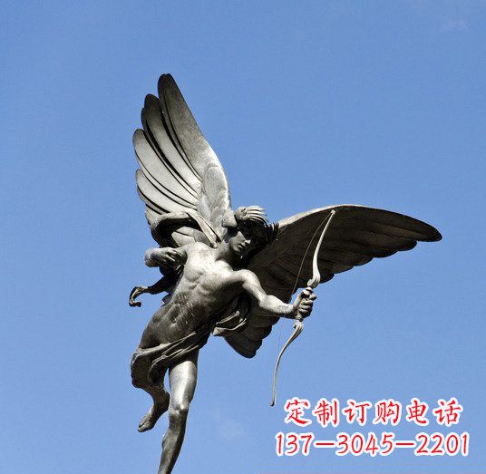 信阳拥有传奇色彩的丘比特铜雕塑