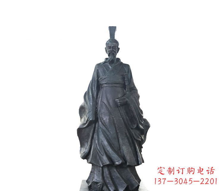 信阳精美绝伦的屈原雕塑