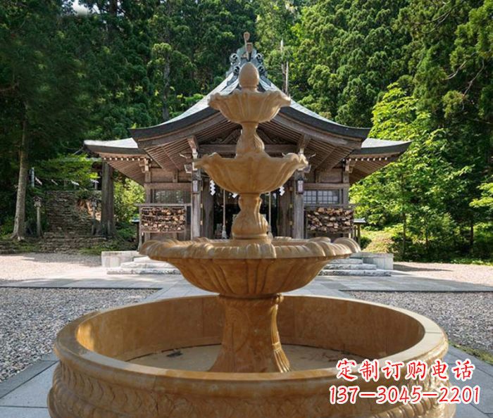 信阳三层喷泉公园石雕
