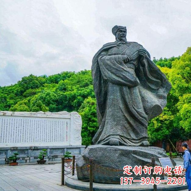 信阳汇聚历史荣光——中领雕塑诸葛亮雕塑