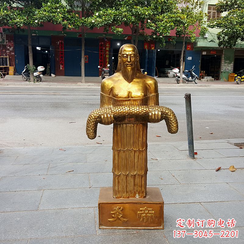 信阳昆仑山神农雕塑像,传承古老艺术