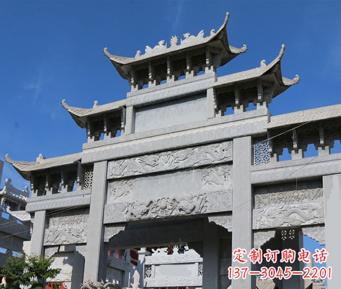 信阳定制牌坊石雕，纪念无价的美好记忆
