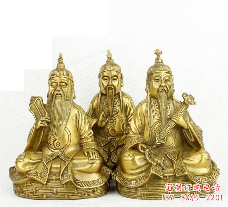 信阳三清祖师神像铜雕,古典经典展现