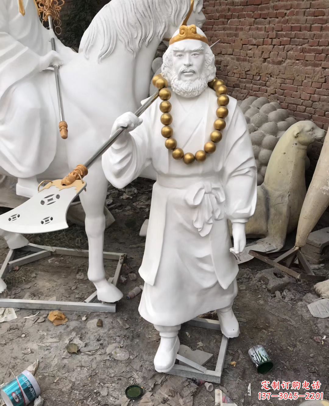 信阳沙和尚人物石雕,精美而有灵气