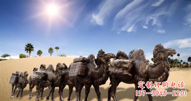 信阳中领雕塑沙漠骆驼铜雕制作工艺与定制标准