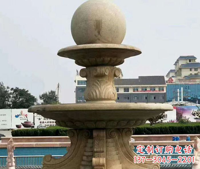 信阳引领时尚的砂岩大型喷泉雕塑