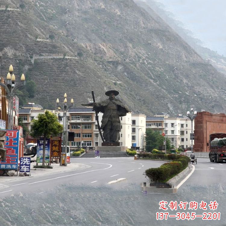 信阳唯美雕塑--大禹城市街道景观雕像