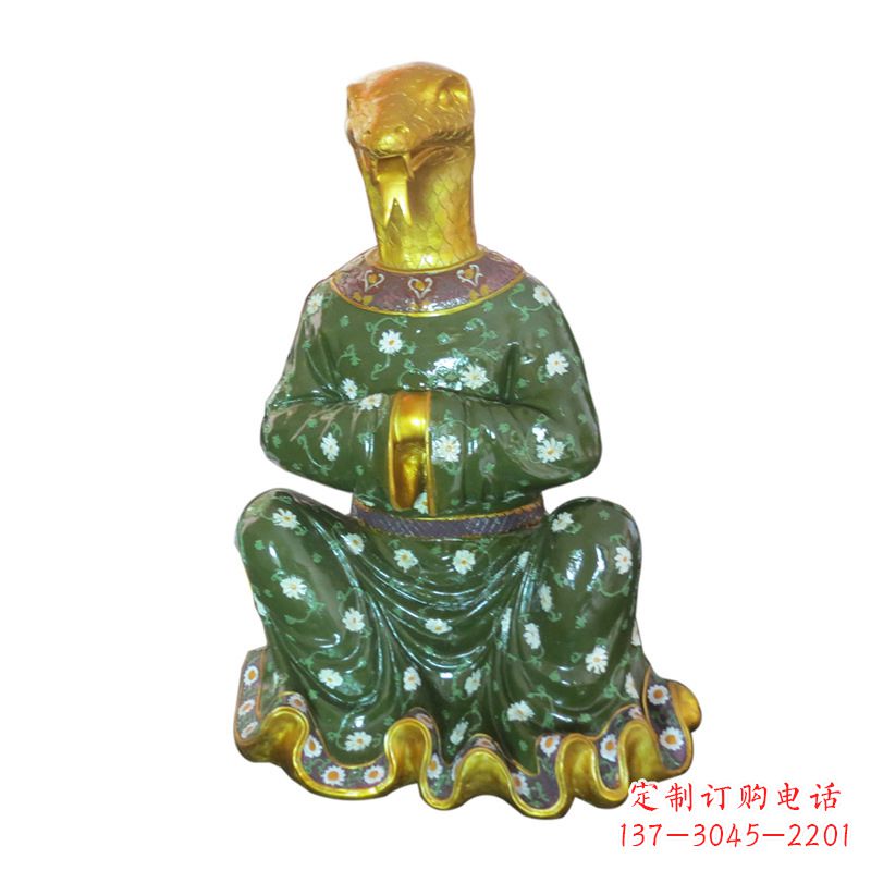信阳独特的彩绘生肖雕塑