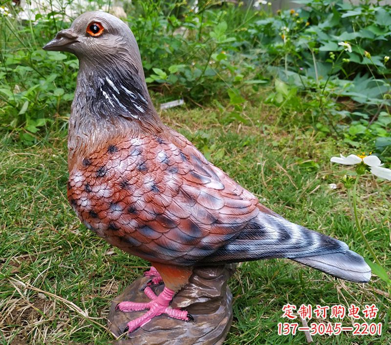 信阳中领雕塑推出:传递和平象征的和平鸽雕塑