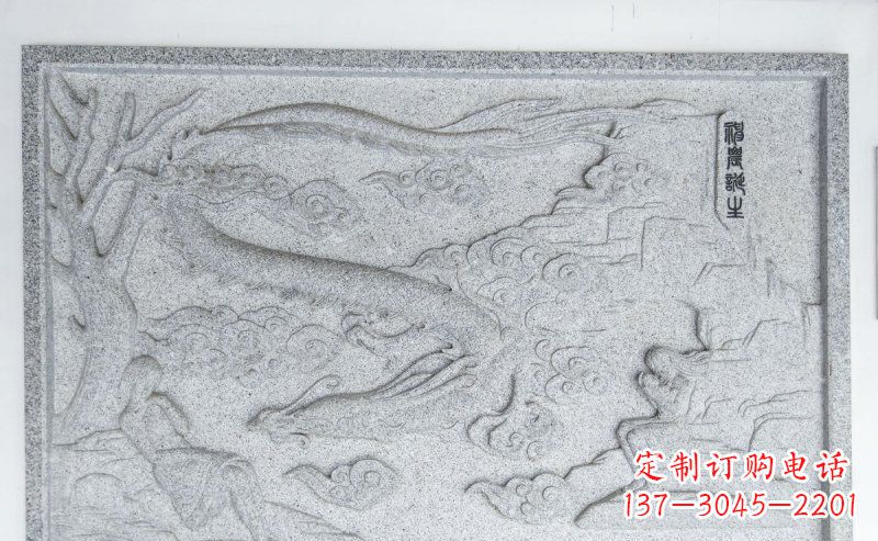 信阳大理石龙雕塑,神有其形