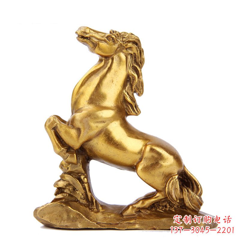 信阳精致铸铜马雕塑,古典微雕叠置美感