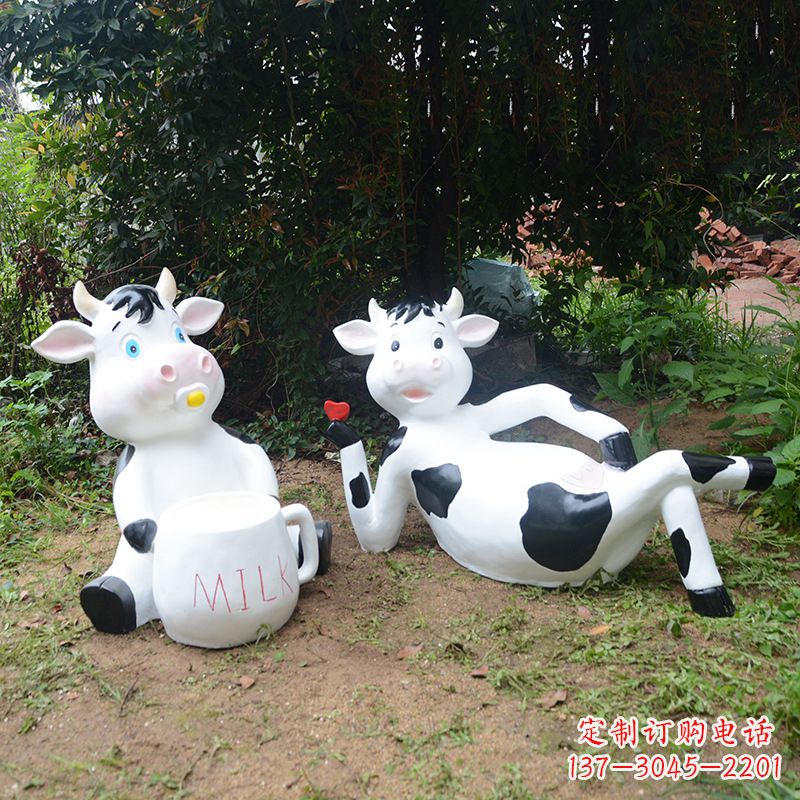 信阳中领雕塑出品:生肖牛卡通雕塑