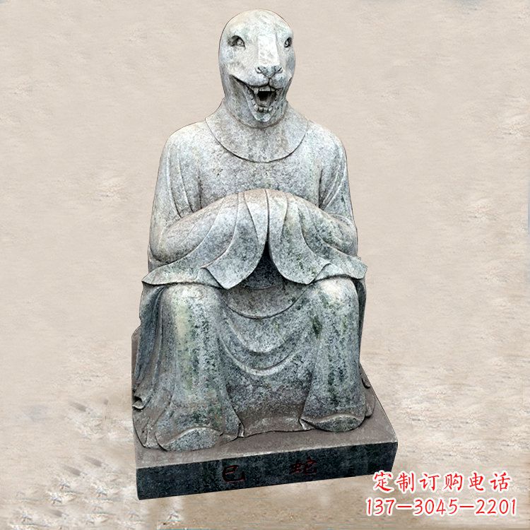 信阳精美的生肖蛇兽雕塑