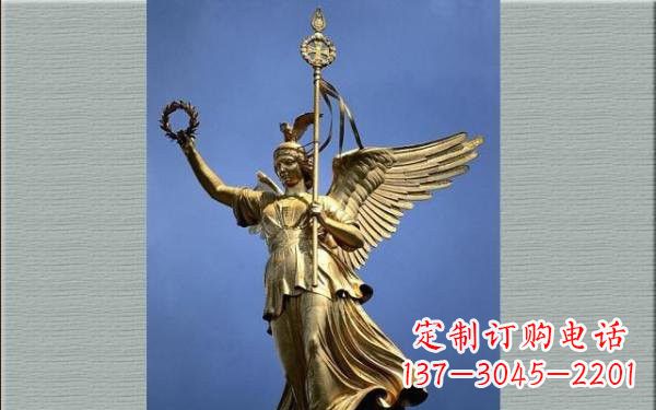 信阳优雅的胜利女神铜雕
