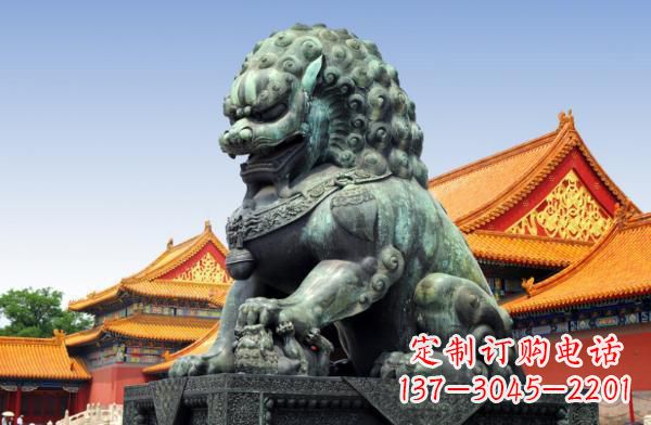 信阳贵族气派,古典青铜狮子雕塑