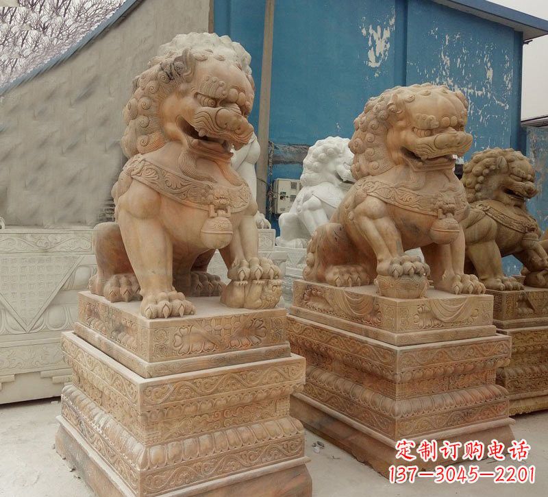 信阳专业定制狮子雕塑,高品质打造艺术精品
