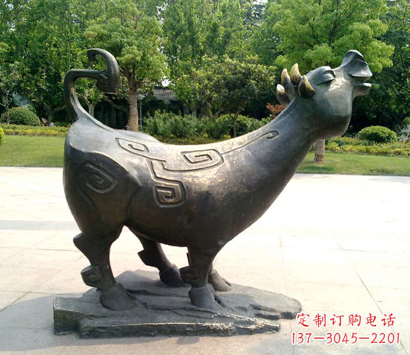 信阳十二生肖铜雕塑,中领领先一步