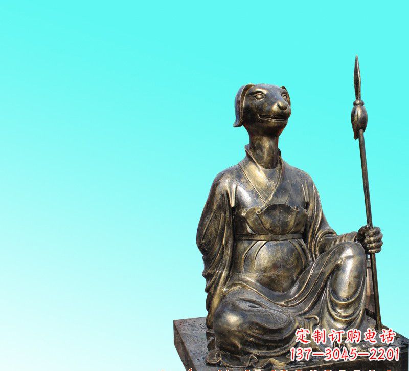 信阳精美十二生肖坐式铜雕