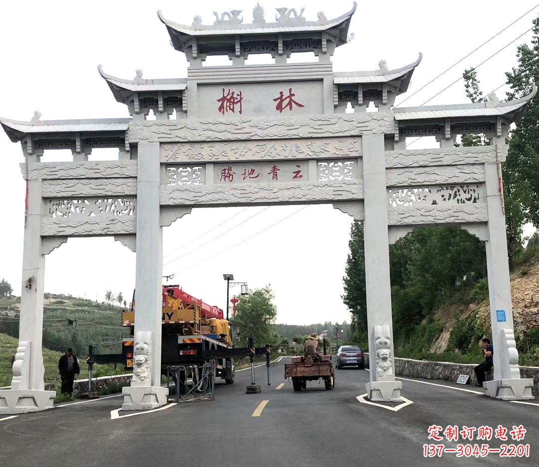 信阳中领雕塑牌楼雕塑,精美绝伦