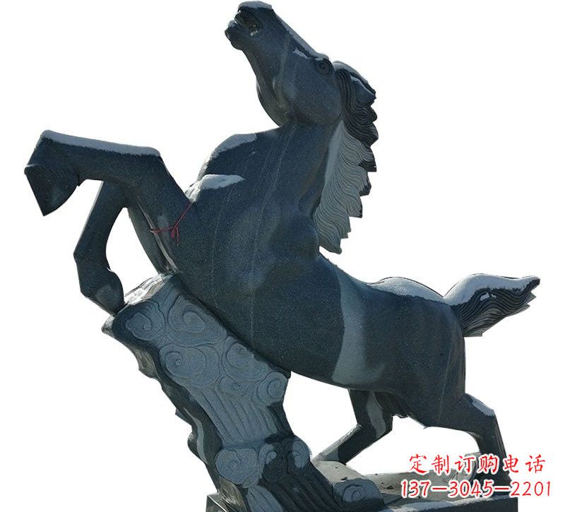 信阳中领雕塑的高精度石质马雕塑,是由于其精美…
