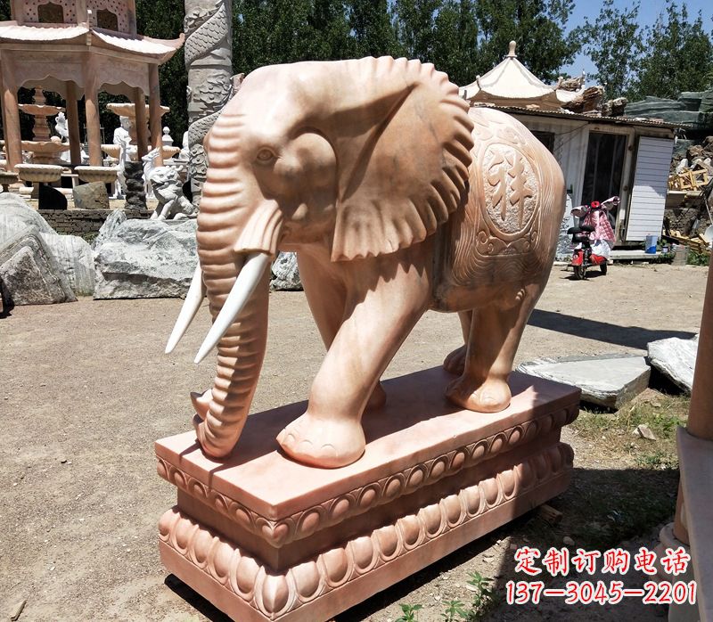 信阳精美大象櫈,领雕工艺独特