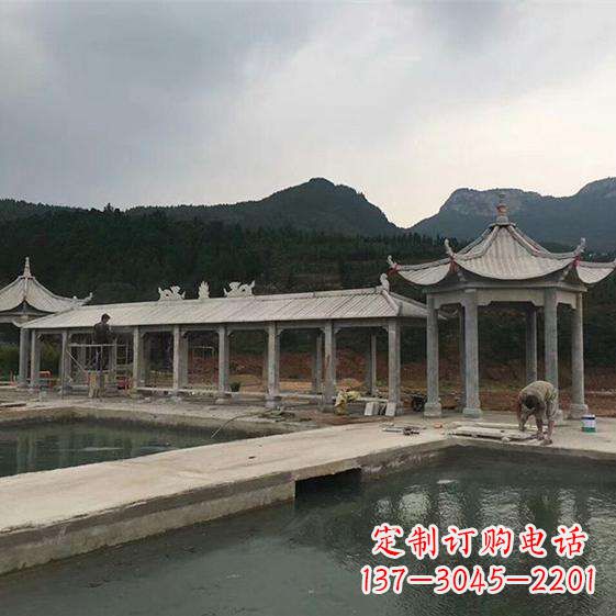信阳多功能石雕长廊雕塑