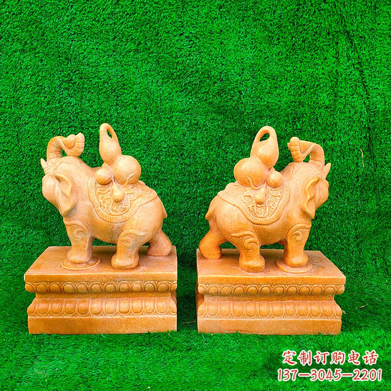 信阳精美大象雕塑,点缀美好家园